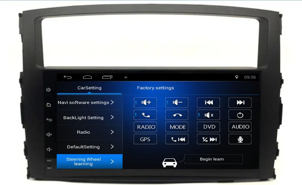 Perfect 9 inch Android 8.1 car dvd gps navigation For Mitsubishi Pajero 2006-2011 multimedia radio dvd system 3G 4G WIFI OBD DVR CAMERA 5