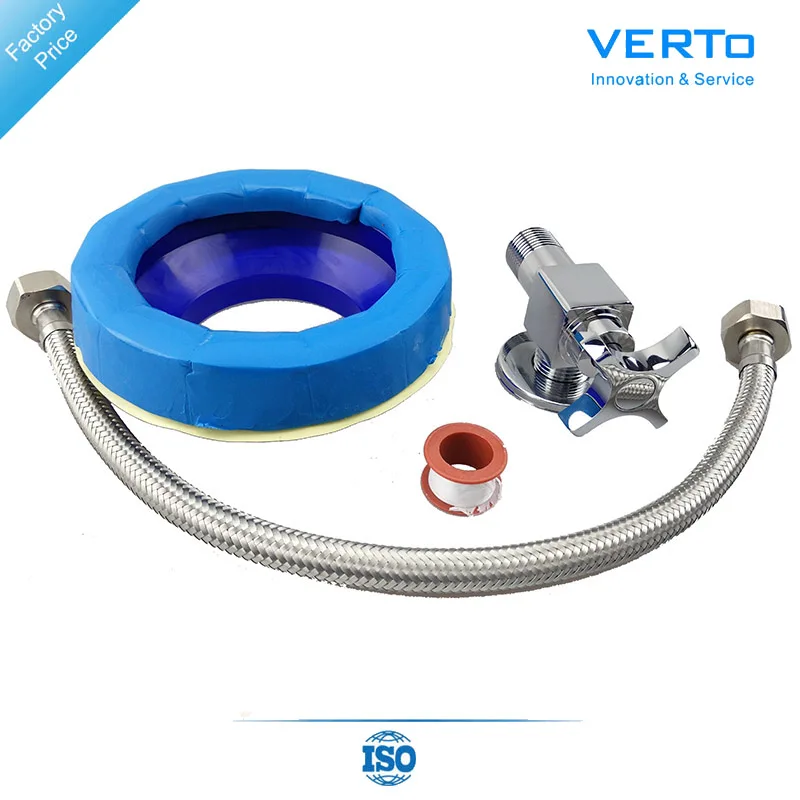 Toilet Accessories Combination Set Hose Angle Valve Install Bowl Valve
