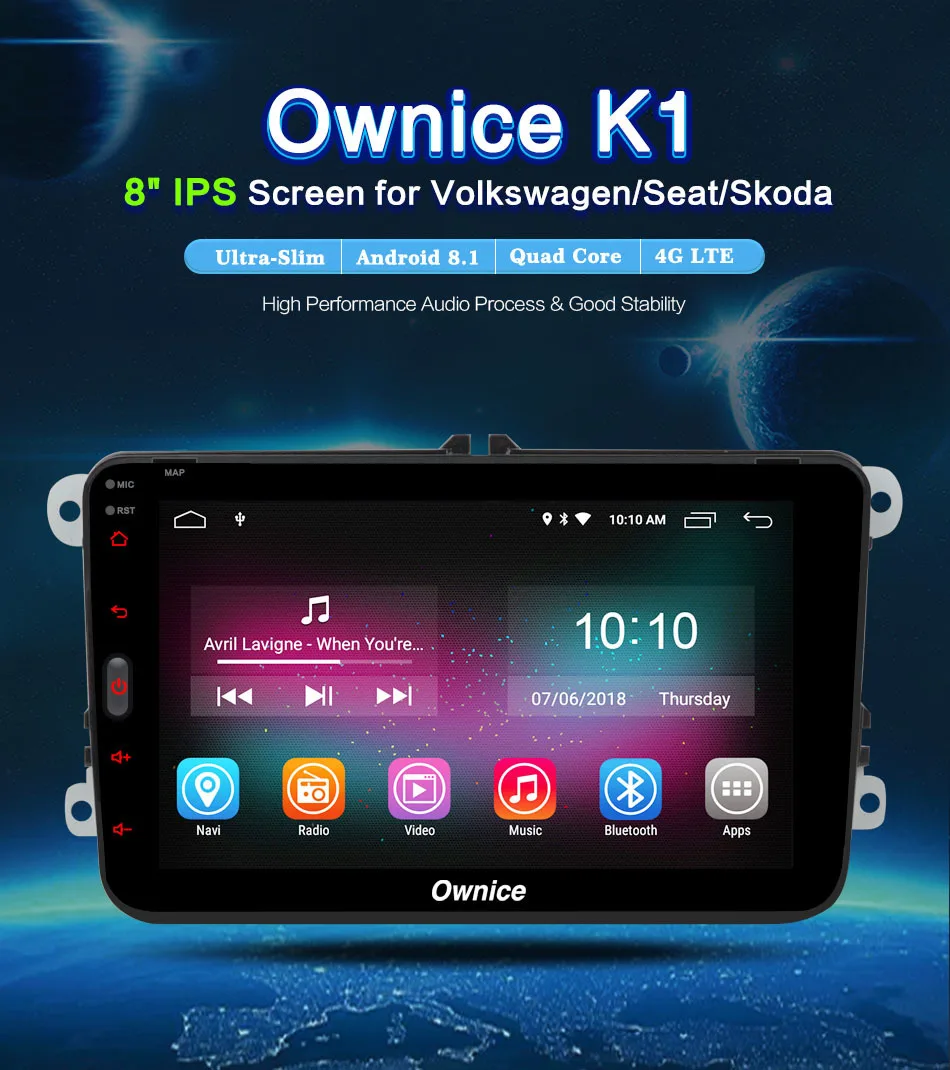Top K1 android 8.1 Car Multimedia GPS Navi Autoradio Intelligent System For Volkswagen Skoda/Octavia/Fabia/Rapid/Yeti/Superb/VW/Seat 2 Top K1 android 8.1 Car Multimedia GPS Navi Autoradio Intelligent System For Volkswagen Skoda/Octavia/Fabia/Rapid/Yeti/Superb/VW/Seat 2