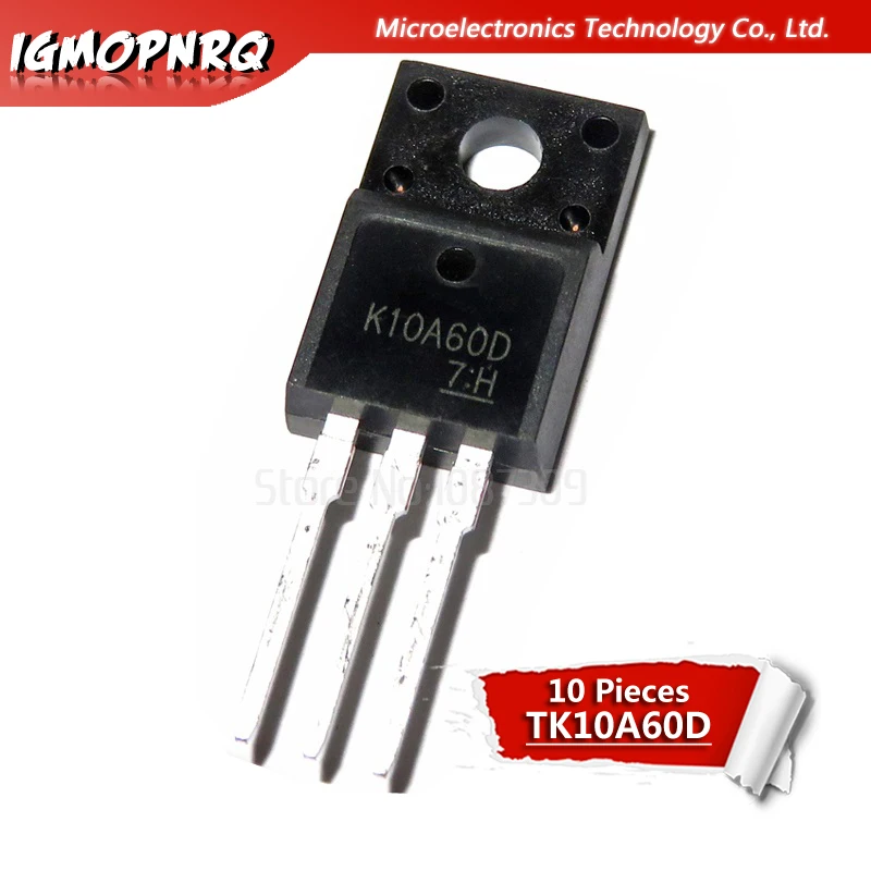 10 Pezzi MOSFET TK6A65D / K6A65D – Transistor Per Elettronica Di Potenza - 2