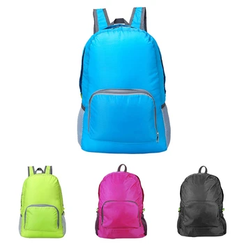 

2019 new outdoor sports bag waterproof folding backpack bag backpack outdoor hiking camping travel boy girl bag 4 color