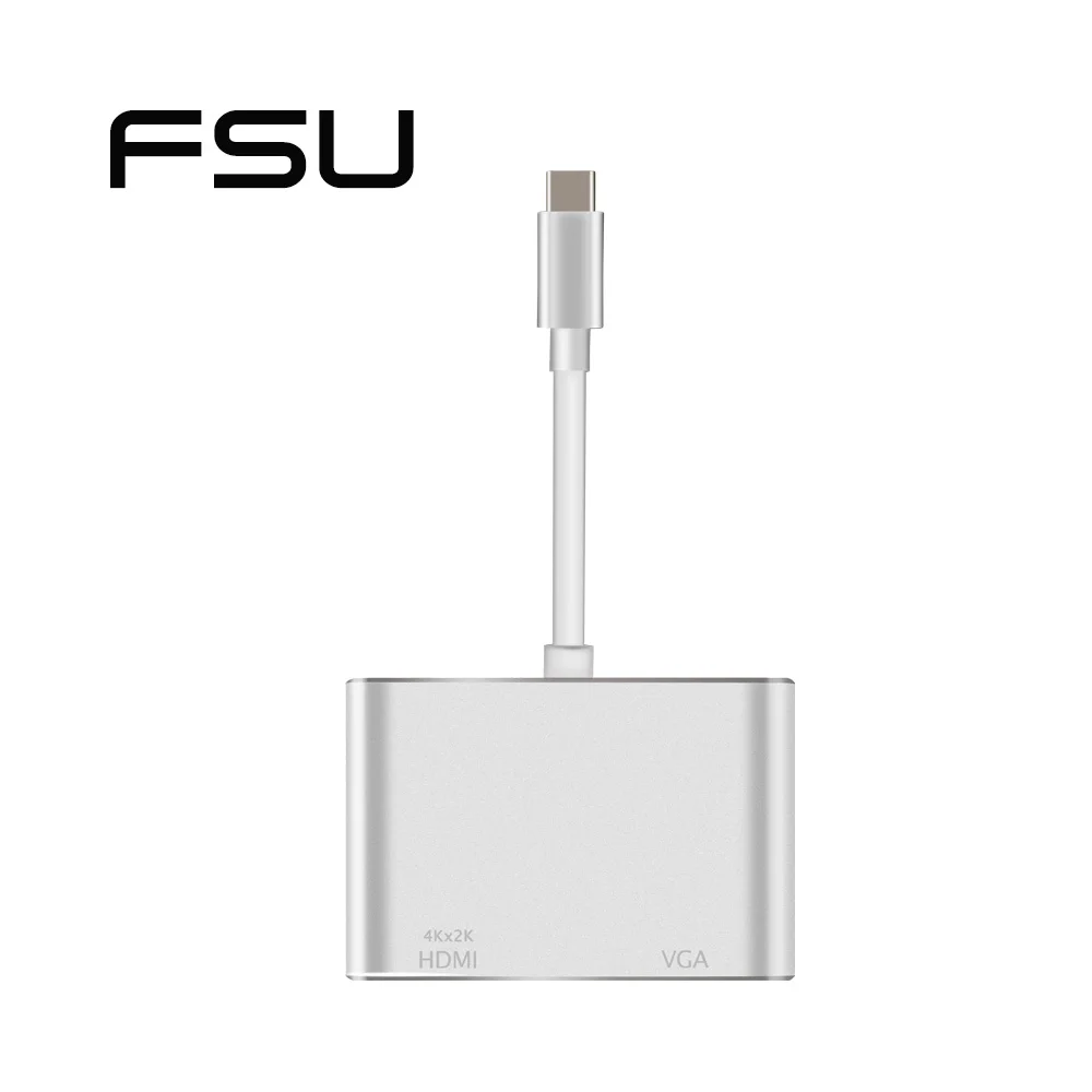 Type C к HDMI USB 3,1 зарядный конвертер USB-C 3,1 цифровой AV многопортовый адаптер для нового MacBook Mac