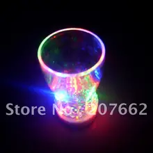 6 шт./лот 165 мл/5.8 унц. водить авто-Light-Up пить мигает акрил cola пиво Барная посуда стекло романтические подарки