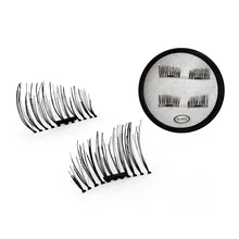 Ультра-тонкий 0,2 мм Магнитная ресницы Природный 3D норки Многоразовые Накладные Магнит ресницы расширение 3D Магнитная накладные ресницы