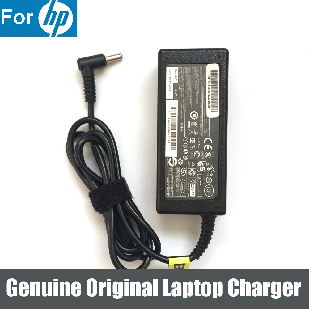 Оригинальный 65 Вт AC адаптер питания зарядное устройство для HP Pavilion 15-p087CA 15z Beats