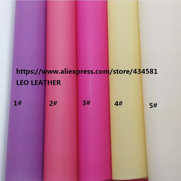 

3PCS A4 SIZE (21x29cm) jelly nubuck PVC Leather for DIY P1064A Touch soft