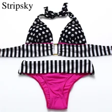 Stripsky Bandage Bikini Set Sexy Women Swimsuit Micro Bathing Suit Halter Strap Swimwear Brazilian Bikini Hot Summer Beachwear