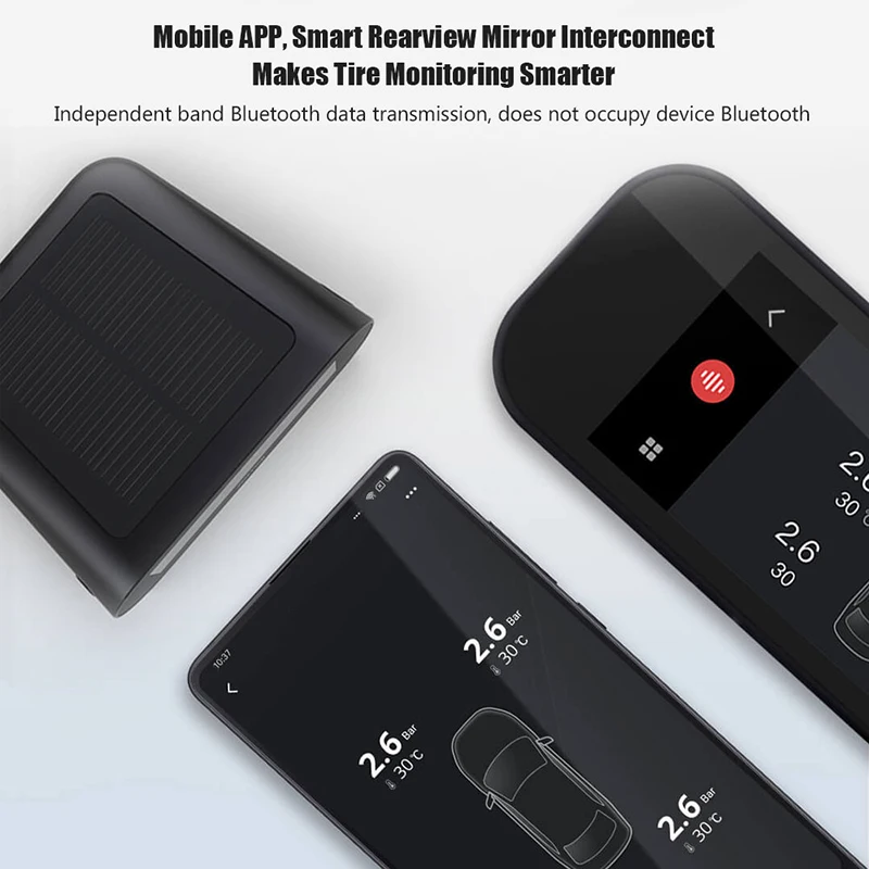 Xiaomi 70mai TPMS система контроля давления в шинах солнечная энергия жк дисплей Android