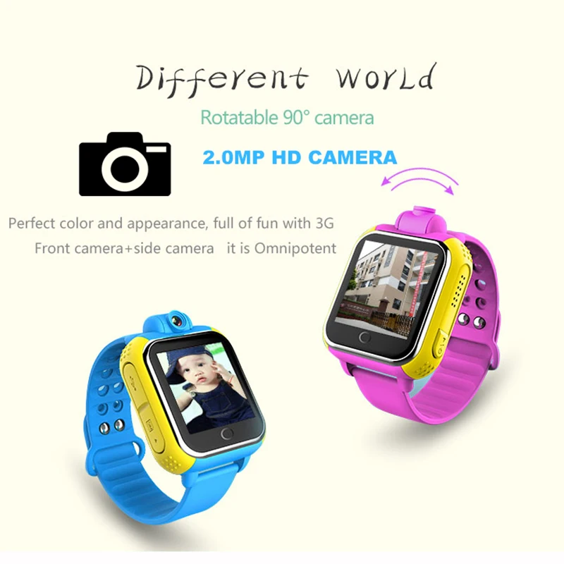  Q730 Kids GPS Tracking Smartwatch Baby Waterproof Sport Bracelet SOS Call Location Camera Anti-lost