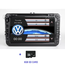 8 дюймов Автомобильный DVD Плеер gps радио для VW Passat CC Scirocco Гольф 5/6 Tiguan Touran Sharan Jetta Толедо
