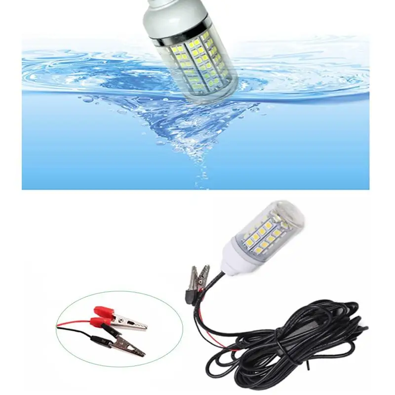AKDSteel IP68 108LED подсветка для рыб профессиональная подводная рыболовная лампа с