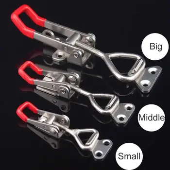 

304 stainless steel Adjustable Box buckle, Horizontal fixture,fast Door bolt clamp,no rust,More sturdy more durable