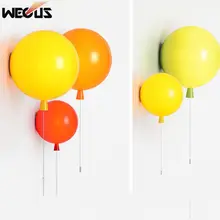 Balloon lamps wall light baby child room lamps stair corridor balcony bedside bathroom decoration light lamparas wall sconce bra