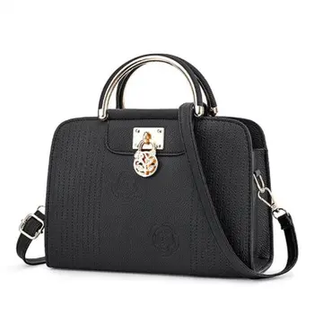 

New women fashion ornaments totes solid metal handle handbag hotsale ladies purse messenger crossbody shoulder bags L9-86