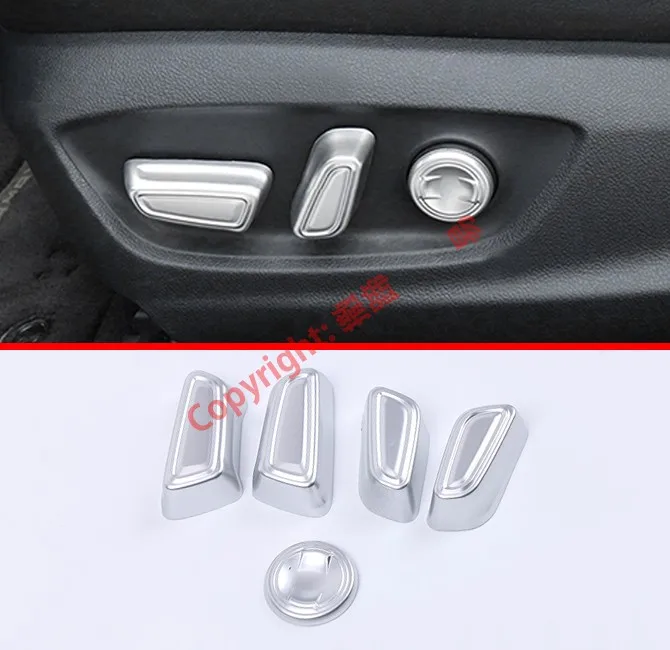 

ABS Pearl Chrome Interior Interior Seat Adjustment Handle Cover Trim For Toyota Camry MK8 2018 2019
