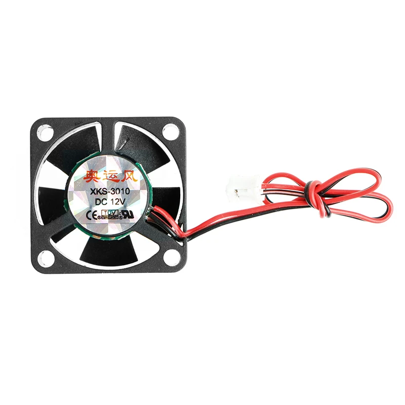 

High Quality DC 12V 0.13A 2-Pin 30x30x10mm PC Computer CPU System Brushless Cooling Fan 3010 Feb6