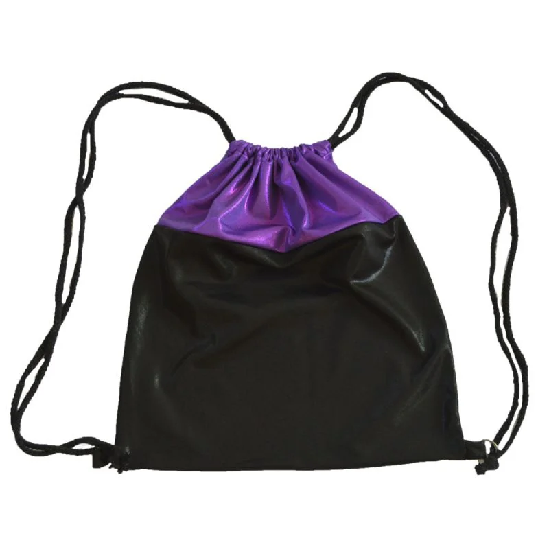 Портативная сумка для дискотеки на шнурке, сумка на шнурке с двойным плечом B70, аксессуары для танцевального костюма, спортивное оборудование - Цвет: Фиолетовый