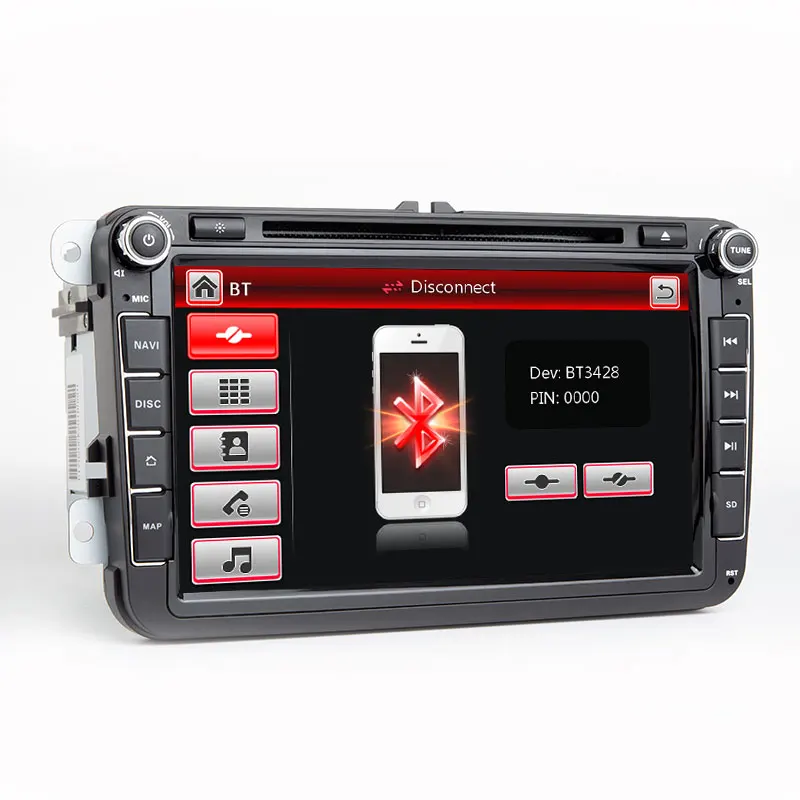 Sale 2Din Car DVD Multimedia AutoRadio For Golf 5 6 VW Passat b6 Skoda Octavia 2 3 Superb Seat Leon 2 T5 Amarok Volkswagen Navigation 3
