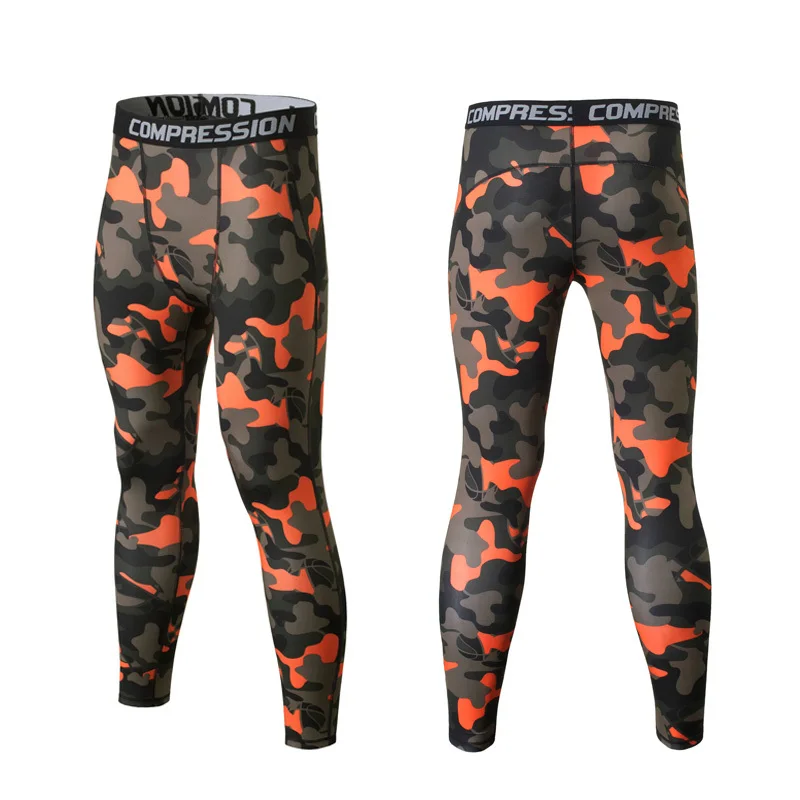 mens camo compression pants