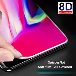 Мобильная пленка для телефона 3D кривой из закаленного высокопрочного стекла Стекло защитная пленка протектор для huawei Y9 2018