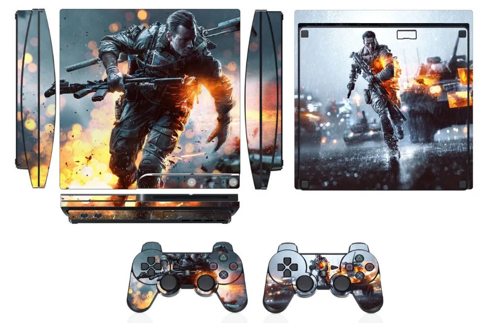 Q259 виниловые наклейки для кожи Sony PS3 Slim PlayStation 3 и 2 контроллера | Электроника
