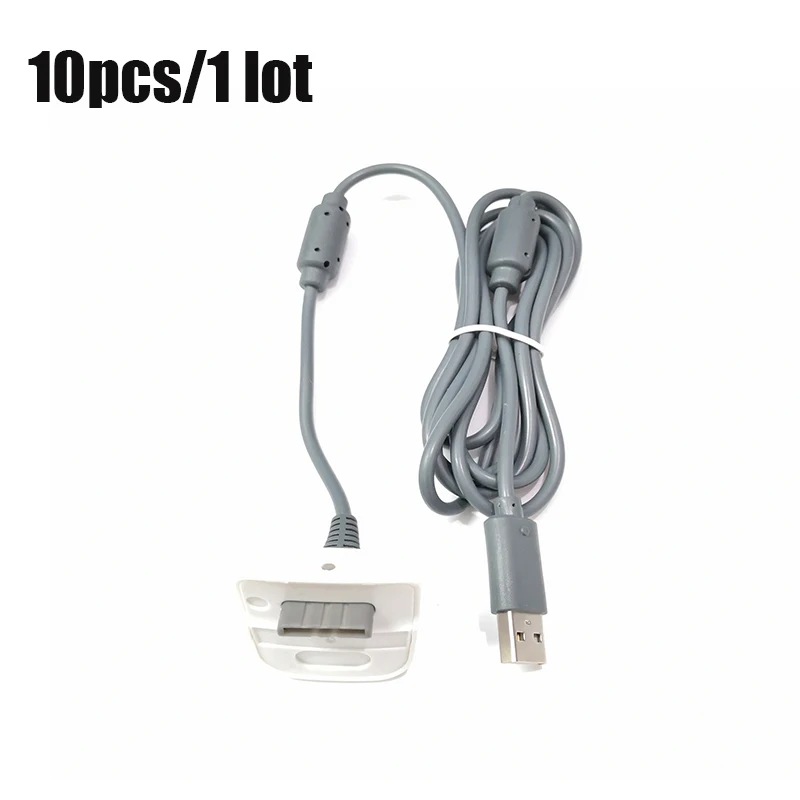 10 шт. USB кабель для зарядки Xbox 360 беспроводной игровой контроллер зарядное