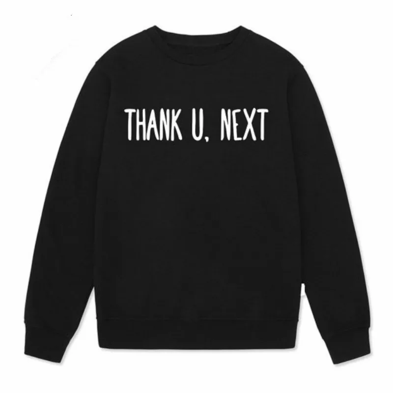 Женская толстовка в стиле Харадзюку Ariana Grande с круглым вырезом и длинными