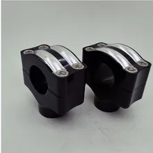 1 пара черный мотоцикл грубое ремесло 25,4 мм руль стояк