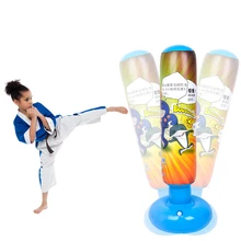 Тренировочный фитнес боксерский Пробивной мешок надувной газированный оросительный песок семейный магазин развлечения вентиляционный бой наземный мешок с песком 125