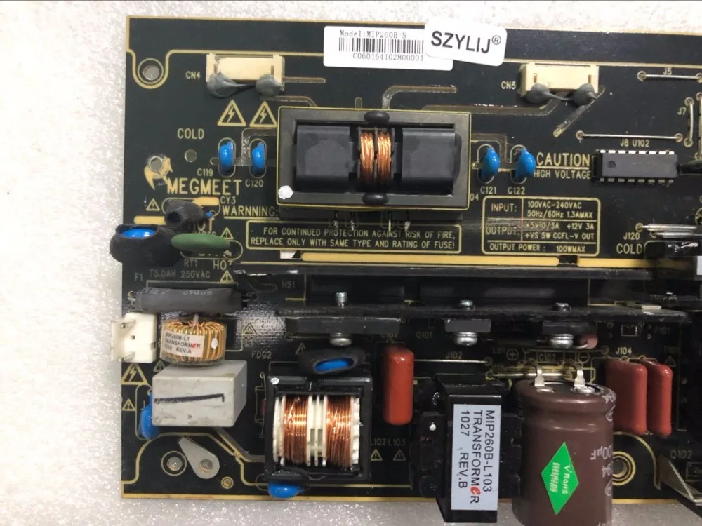 Power Board for SZYLIJ L26E10/L2610CDS board MIP260B Original