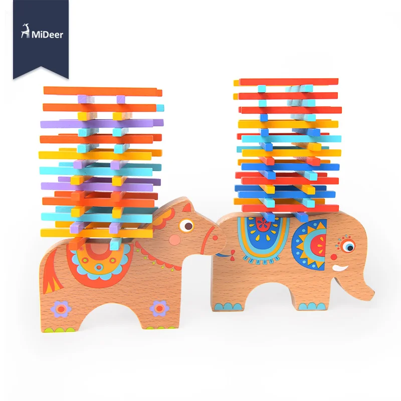 mideer montessori wooden stacking