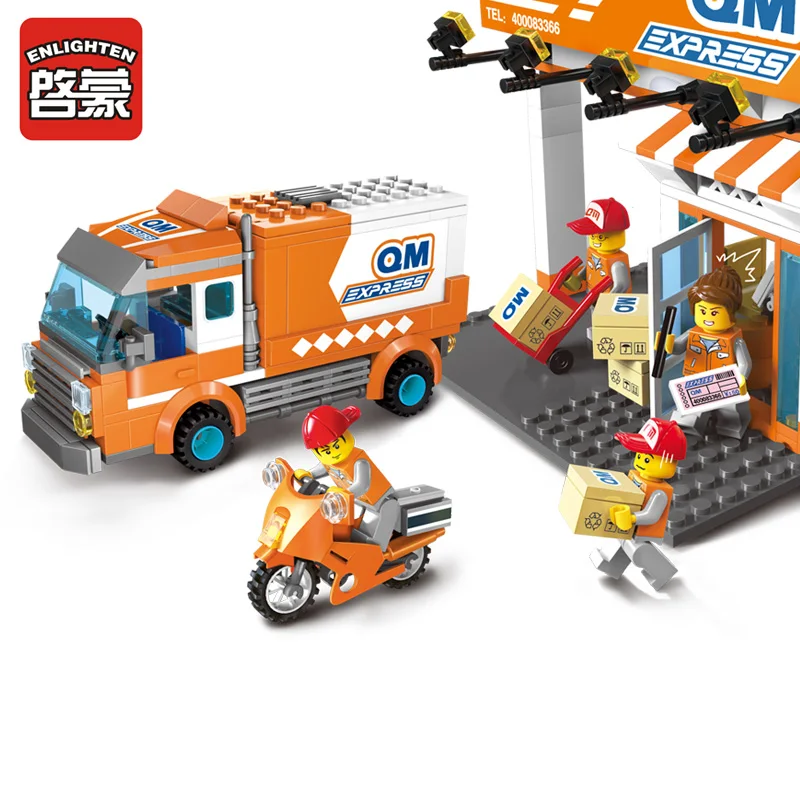 Enlighten Models Building toy Compatible with Lego E1119 337pcs Express Blocks Toys Hobbies For Boys Girls Model Building Kits