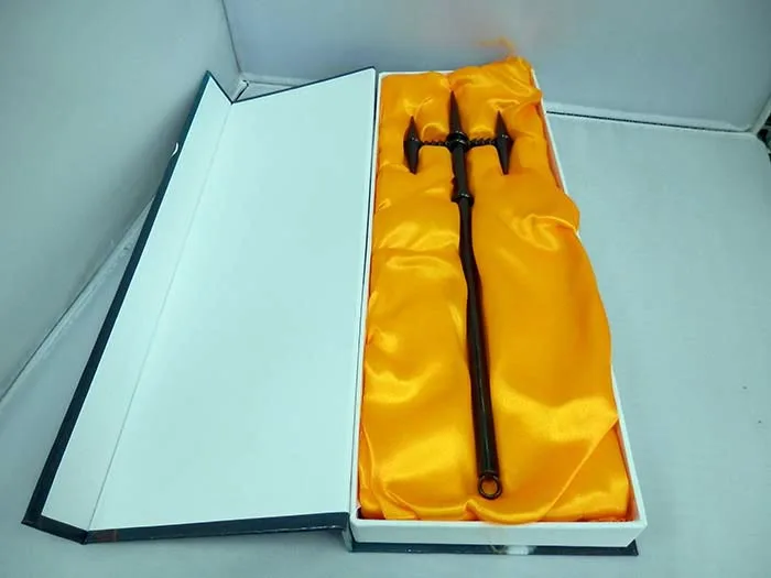 Hitman Reborn Mukuro Rokudo Chrome Dokuro Trident Key Chain Weapon Wooden Cosplay Prop 30cm Hitman Reborn Wholesale Retail Aliexpress Jewelry Accessories