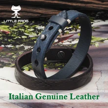 Продвижение 4 цвета ручной работы модный итальянский Браслет из натуральной кожи браслет для мужчин и женщин браслеты Новые PG016