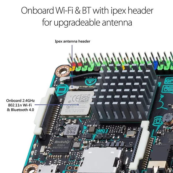 Плата Tinker 2 Гб материнская плата tinkerboard скорость больше, чем raspberry pi 3