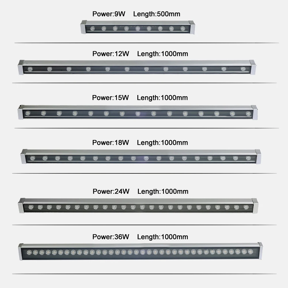 12 Вт 18 24 36 Светодиодная настенная шайба ландшафтный свет RGB управление DMX512 DC24V