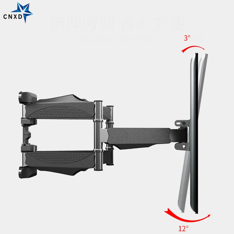 Najtaniej Pełnoekranowy uchwyt ścienny do telewizora 6 ramion chowany obrotowy uchwyt do telewizora uchwyt do 32 60 \