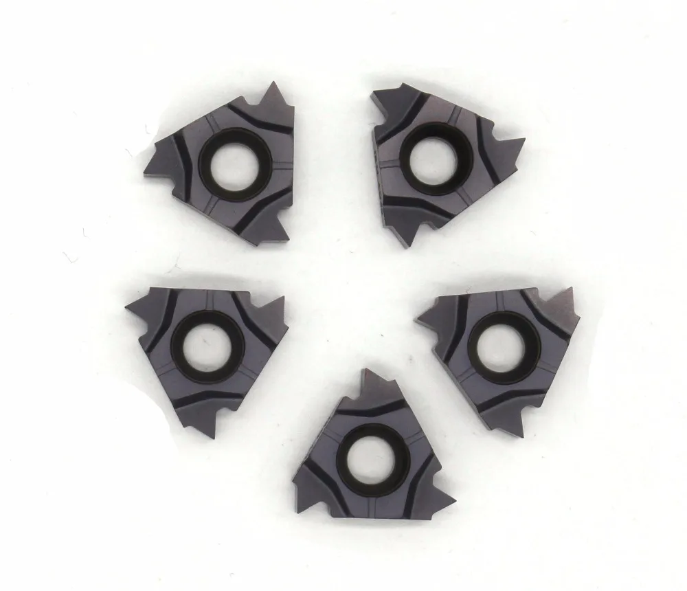 

10 pcs of 16IRM AG60 ZT50M CNC cutting tools tungsten carbide thread inserts , lathe ,CNC machine