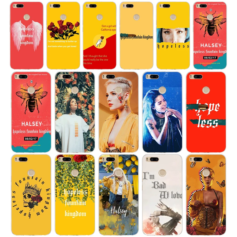

227SD Halsey Hopeless Fountain Kingdom Soft Silicone Tpu Cover phone Case for xiaomi redmi 4A 4X note 4 4x mi A1 A2 lite