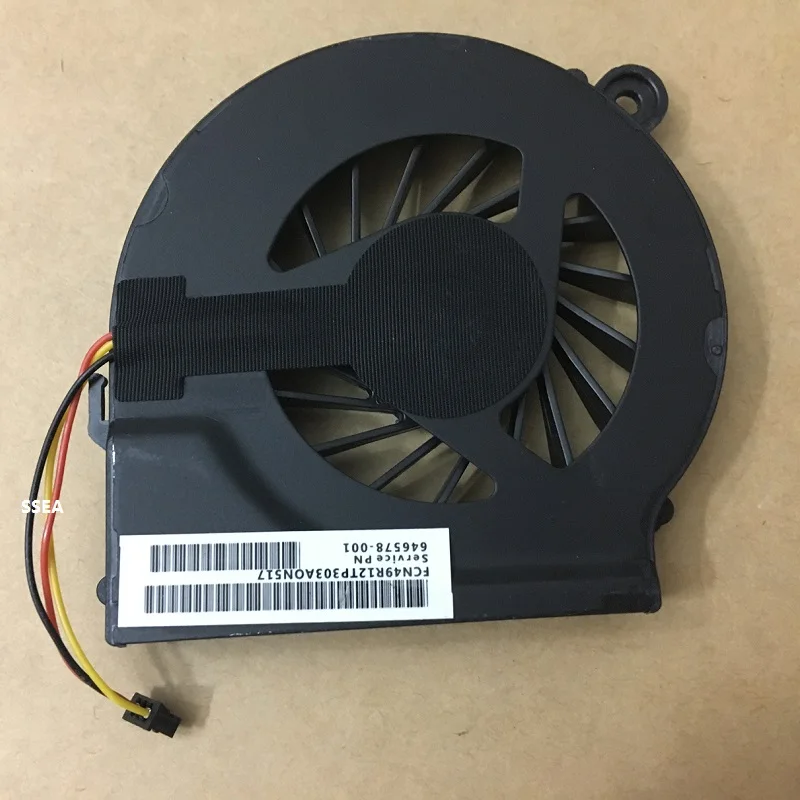 

SSEA New CPU Cooler Cooling Fan 3 Pin for HP Compaq CQ42 G42 CQ56 G56 G4-1000 CQ62 G7 G6 G4 G4t G6t G7t G7-1248SF G7-1249SF