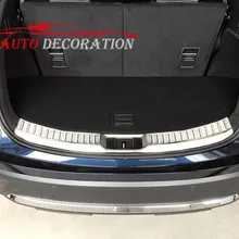 Для Mazda CX-9 CX9 стайлинга автомобилей Экстерьер внутренняя Задний бампер пластина защитная крышка отделка 1 шт