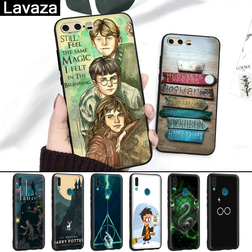 

Lavaza Harry Potter Deathly Qoutes Silicone Case for Huawei P8 Lite 2015 2017 P9 2016 Mini P10 P20 Pro P Smart 2019