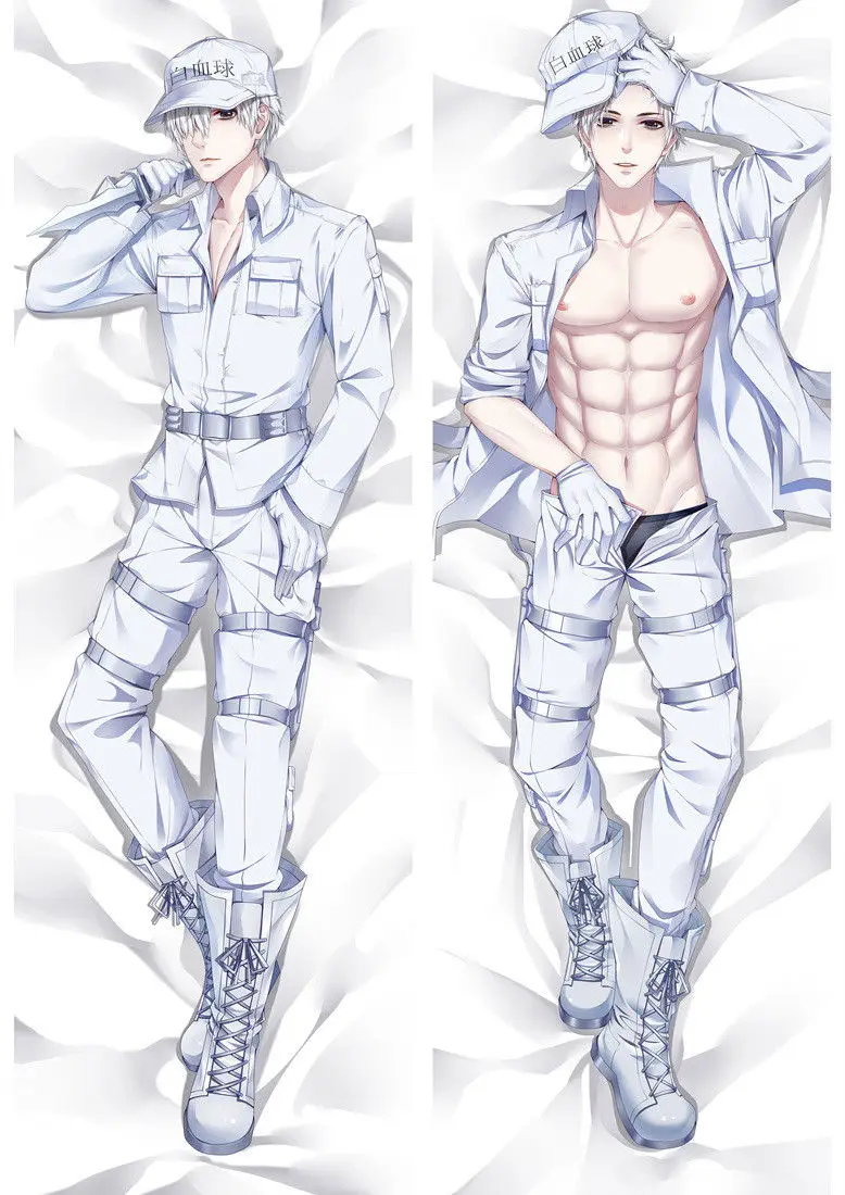 Суэф Аниме Манга Hataraku Saibou Dakimakura Двусторонняя Подушка Чехол Крышка 18097 | Дом и сад