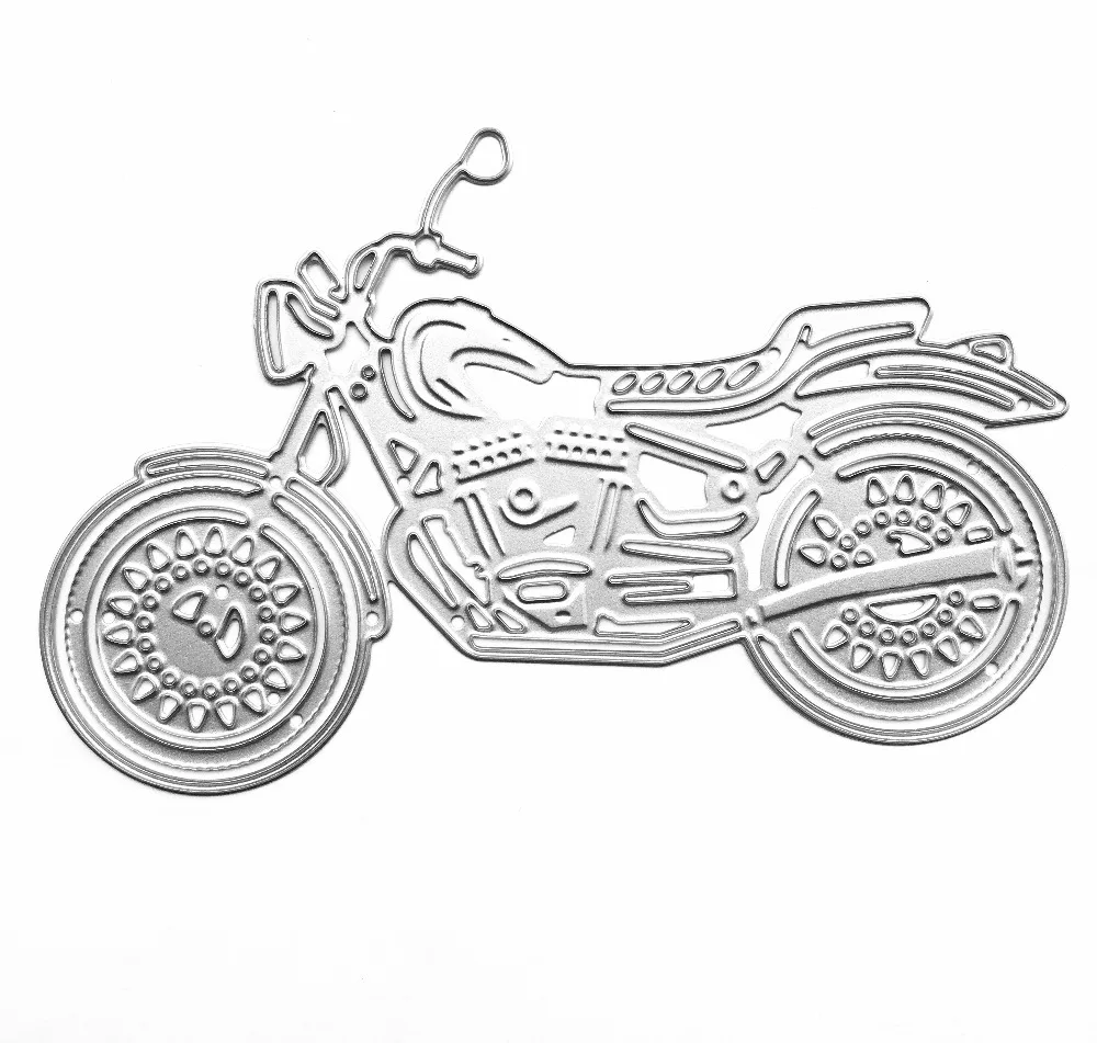 Мотоцикл металлические режущие штампы трафарет бумажная карта тиснение для скрапбукинга DIY Craft