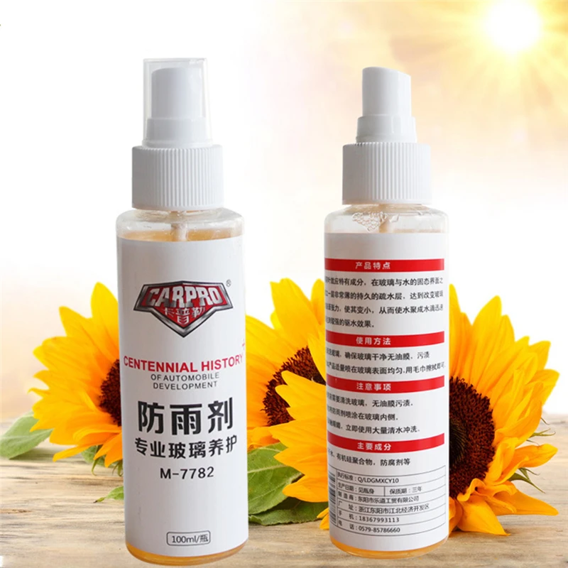 

Brand New 100ML Car Accessories Anti-fog Agent Waterproof Rainproof Anit-fog spray Car Window Glass Bathroom Cleaner Car Clean