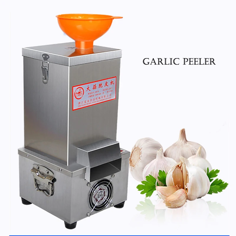 Small Commercial Household Electric Garlic Peeling Machine Stainless Steel Automatic Garlic Peeling