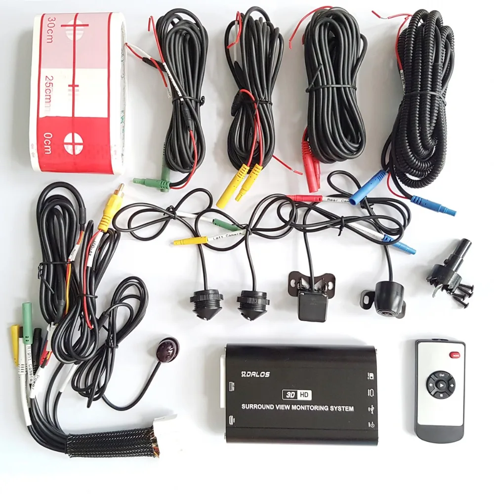  SZDALOS Original Newst HD 3D 360 Surround View System driving support Bird View Panorama System 4 C