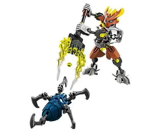 

BionicleMask of Light XSZ 706-2 Children's Protector of Stone Bionicle Building Block Compatible With Legoings 70779 Toys