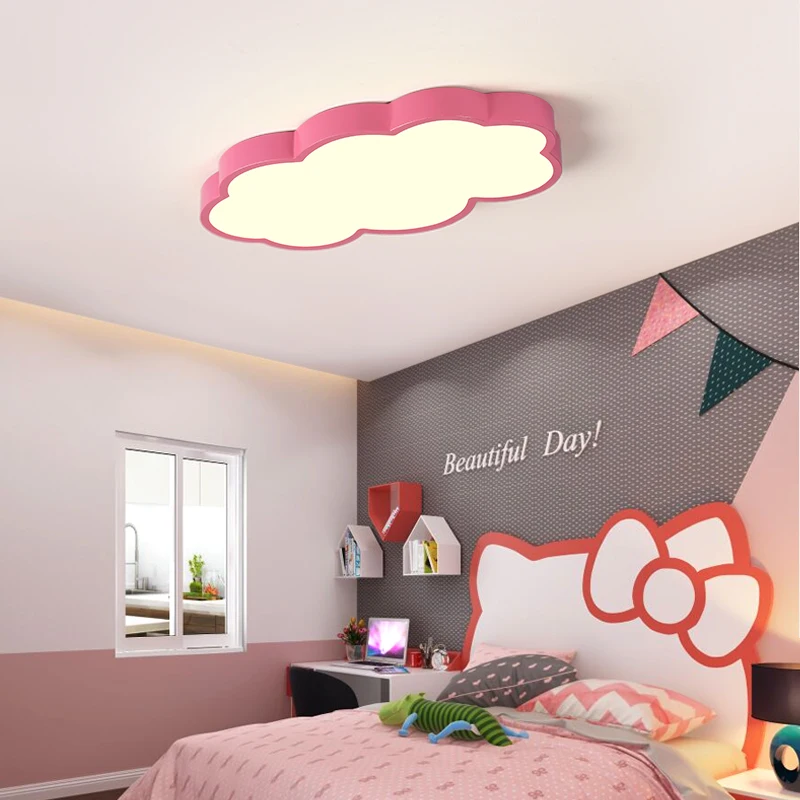Современная светодиодная люстра в скандинавском стиле с изображением макарон, облаков, для спальни, детской комнаты, для детской комнаты, декоративная люстра, светодиодная лампа, светильники