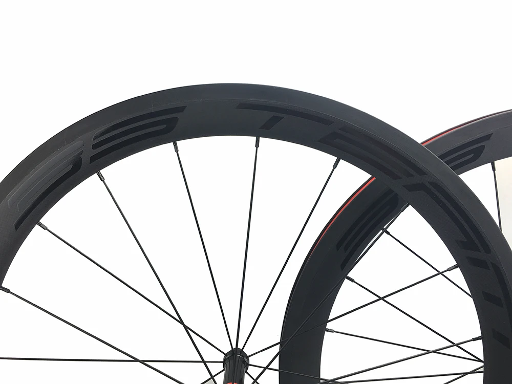 Top Painting DIY Road Carbon Wheels 50mm Bicycles Wheel 23mm Novatec Powerway, Ceramic Hub 700c Pillar PSR 1432/Mac Spokes 700C 4